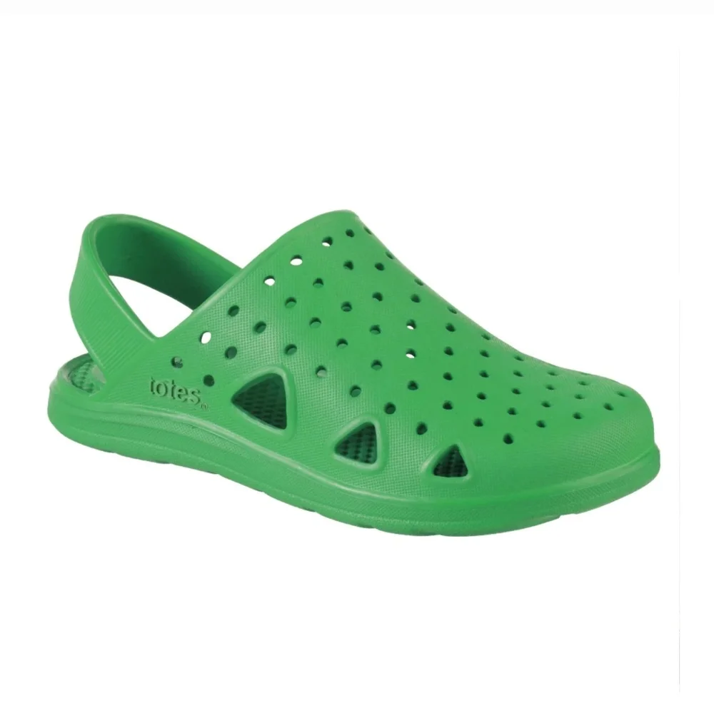 Green Kids 13 / 1 totes clog waterproof shoes *